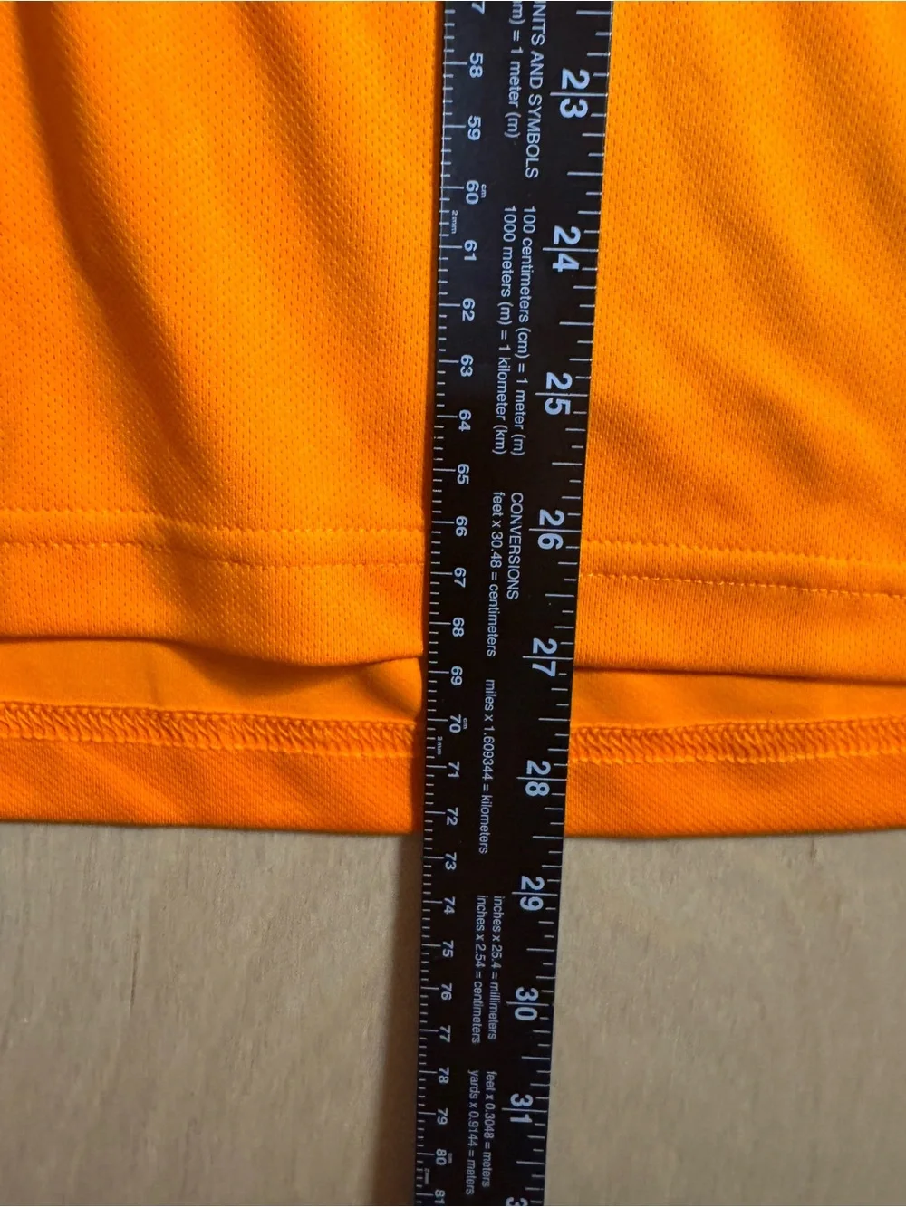 Nike Men's Bright Orange Polo with White Trim and Sleeve Logo Size Medium